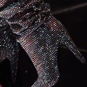 Steve Madden crushing rhinestones boots